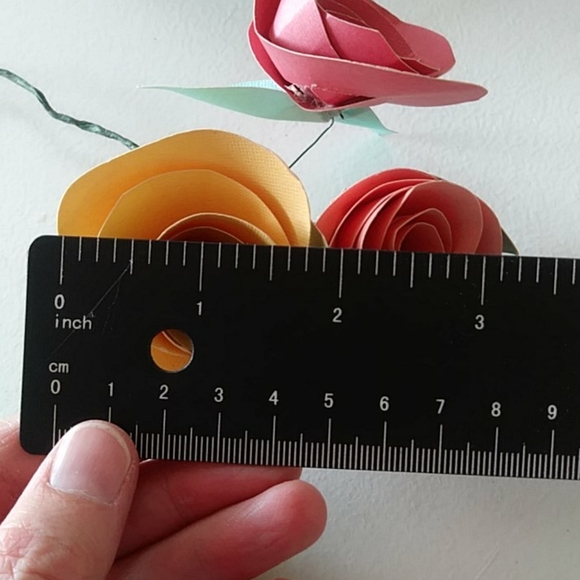 Paper flowers, handmade, wedding, baby showe - Picture 6 of 6